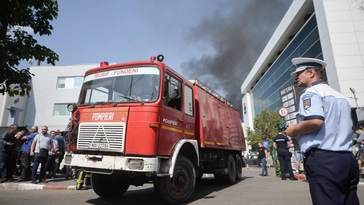 Incendiu cumplit la Blaj, în această dimineață. Pompierii au găsit o femeie arsă de vie