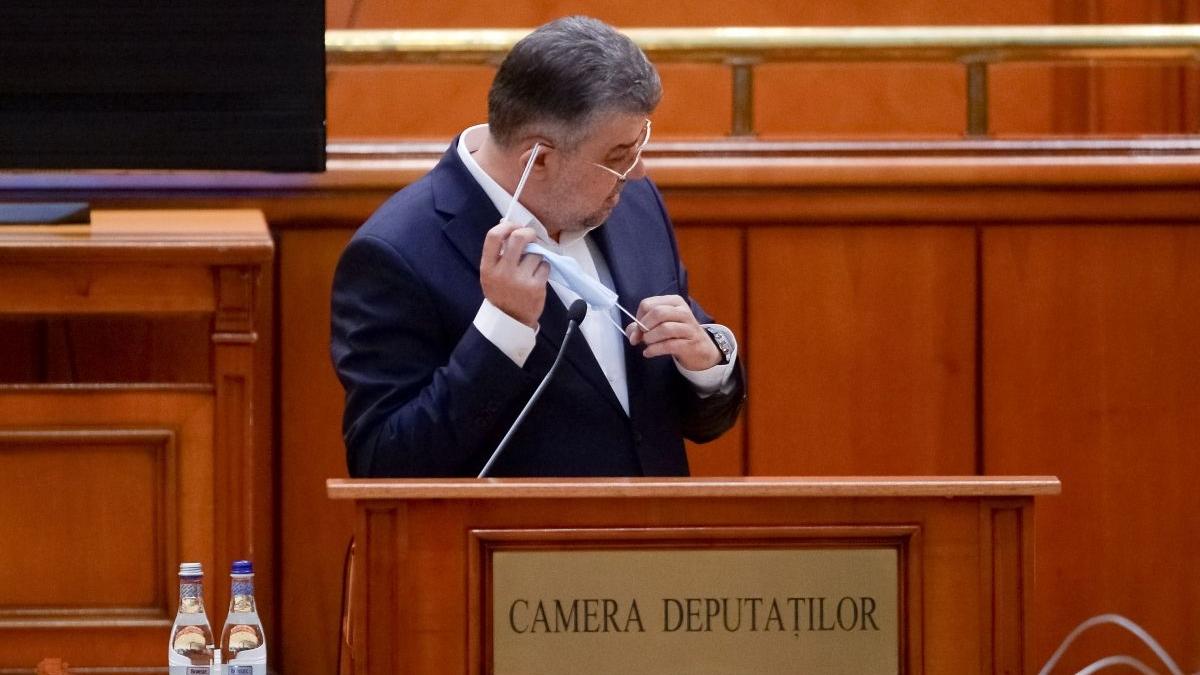 Marcel Ciolacu: Am o boală, de asta nu am purtat mască în Parlament