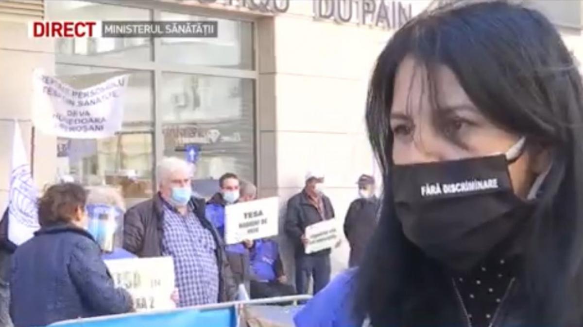 Personalul din spital a ieșit în strada: ”Așa nu se mai poate!”