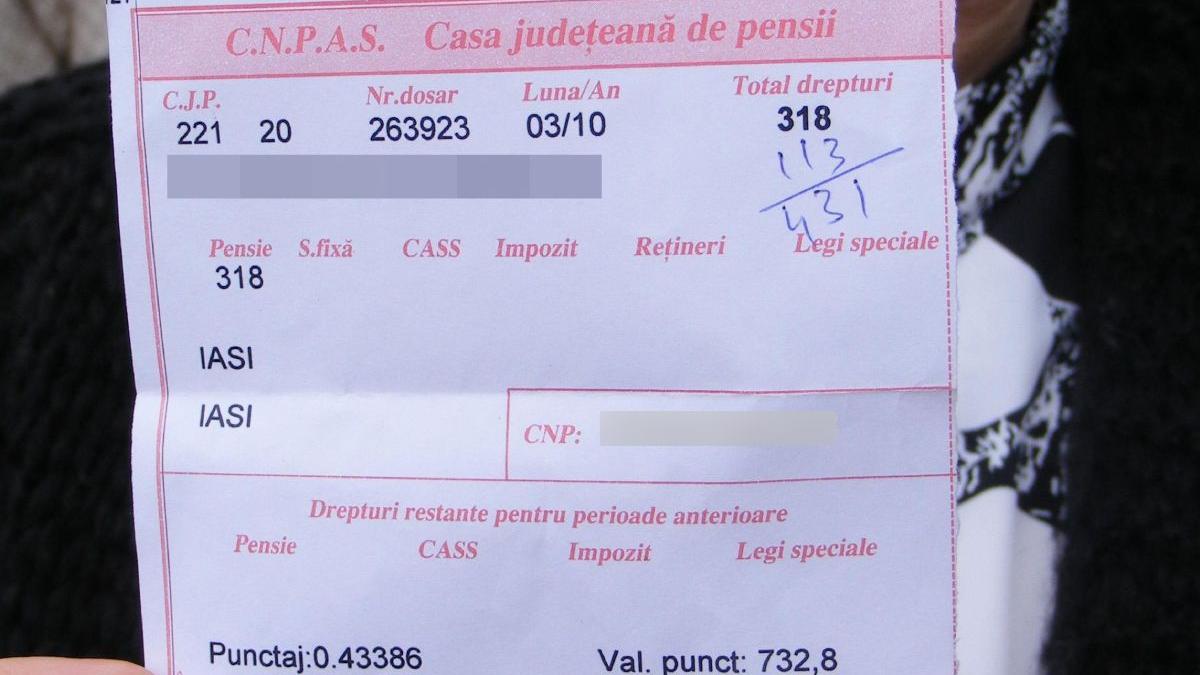 Care va fi valoarea punctului de pensie în 2021