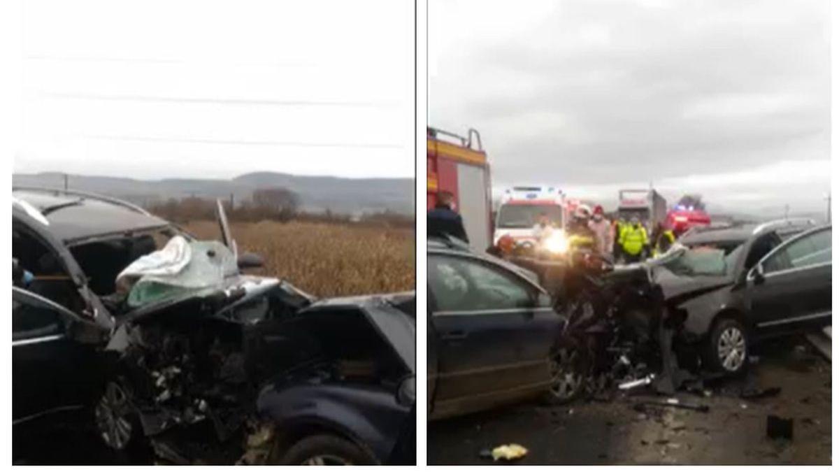 Accident grav pe DN1! 2 persoane au murit iar alte 3 au ajuns în stare gravă la spital