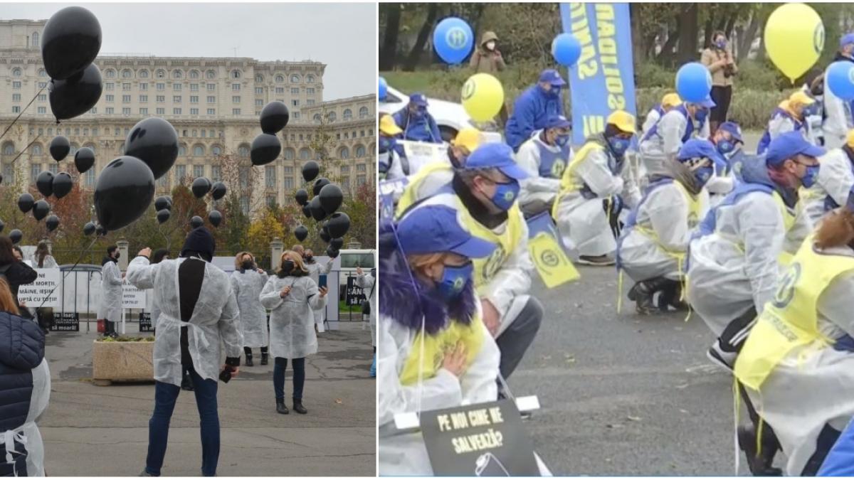 Bugetarii revoltaţi ies în fața Guvernului. Calendarul protestelor din ianuarie