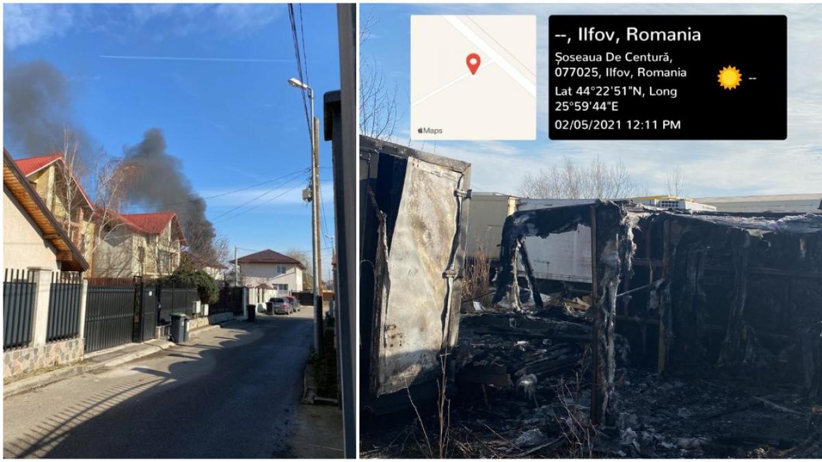 Persoana care a provocat incendiul din Bragadiru a fost identificată şi va primi o amendă usturătoare