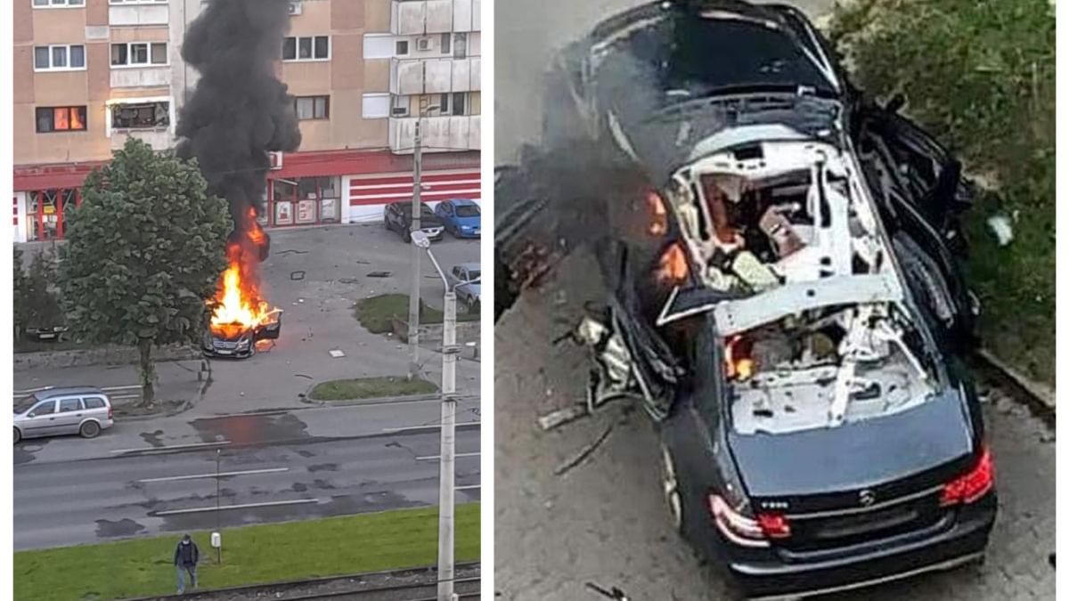 Ancheta în cazul exploziei mașinii omului de afaceri din Arad, preluată de Parchetul General