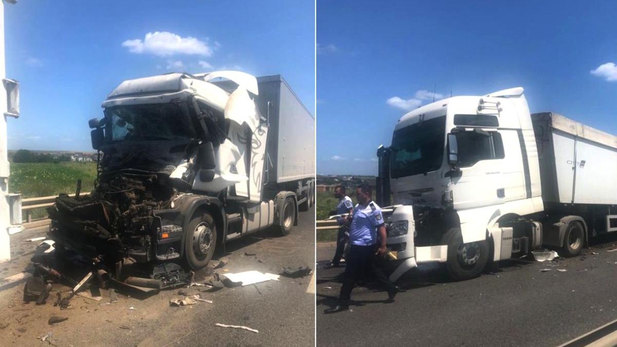 accident camioane autostrada A4