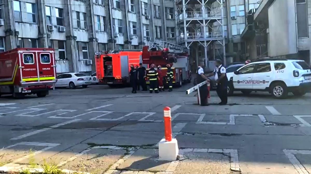 incendiu spital constanta