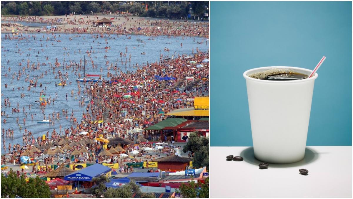 Preţ "fantastic" la pahar de plastic. Cât costă o cafea de la automat, în Mamaia