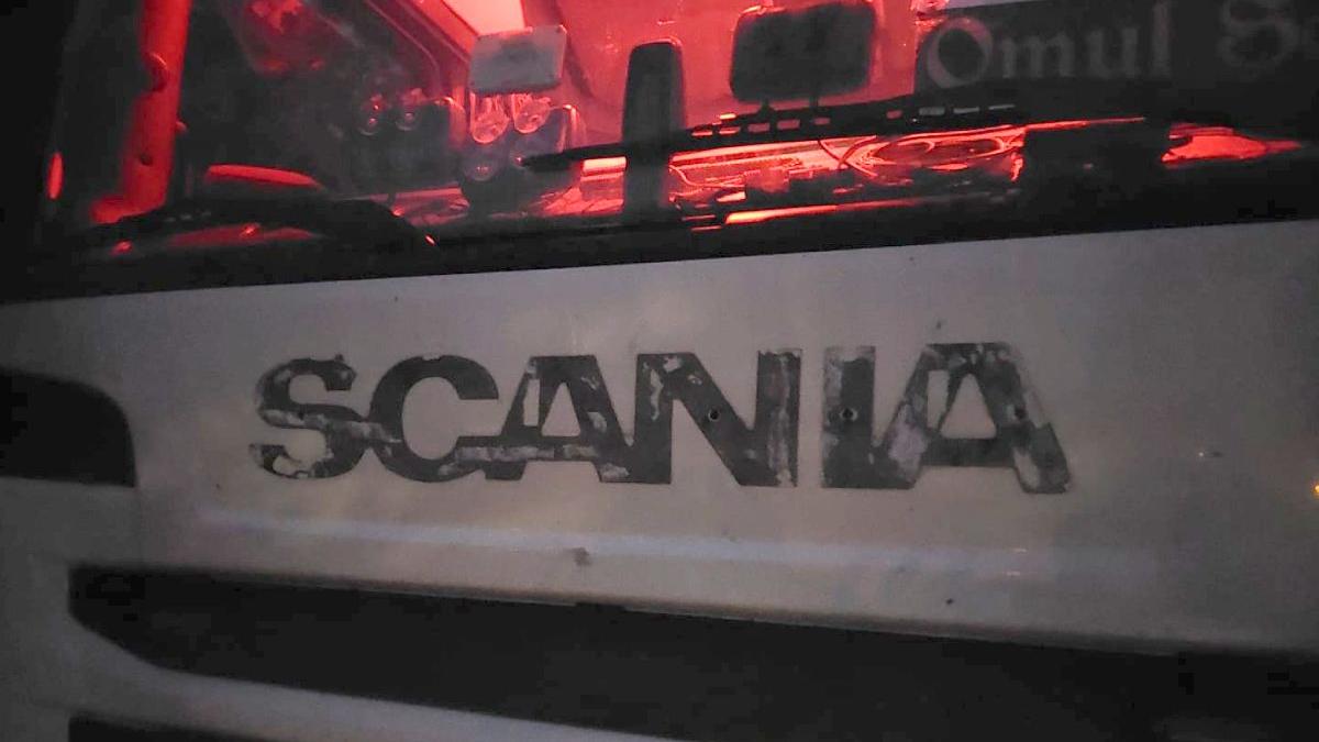 camion vandalizat ilie matei omul soselelor