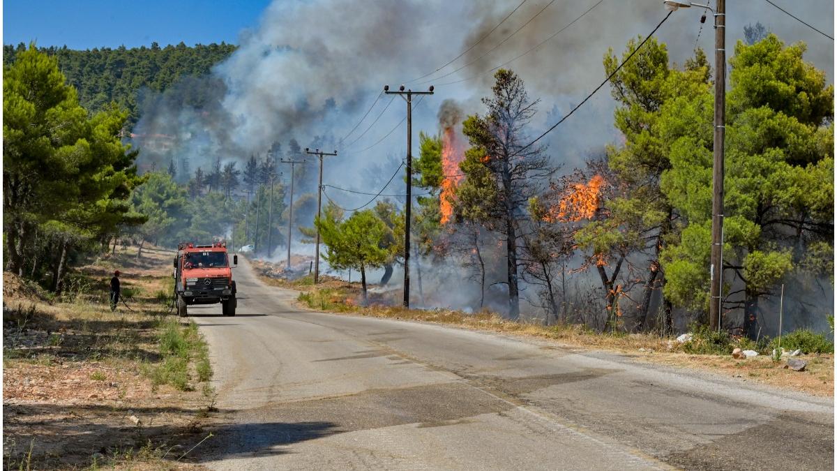 drum grecia incendiu