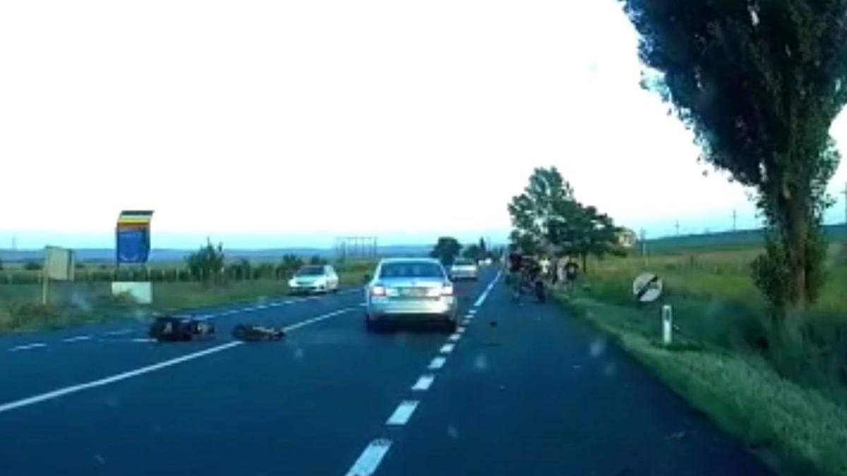 motociclist accident sascut 8 august 2021