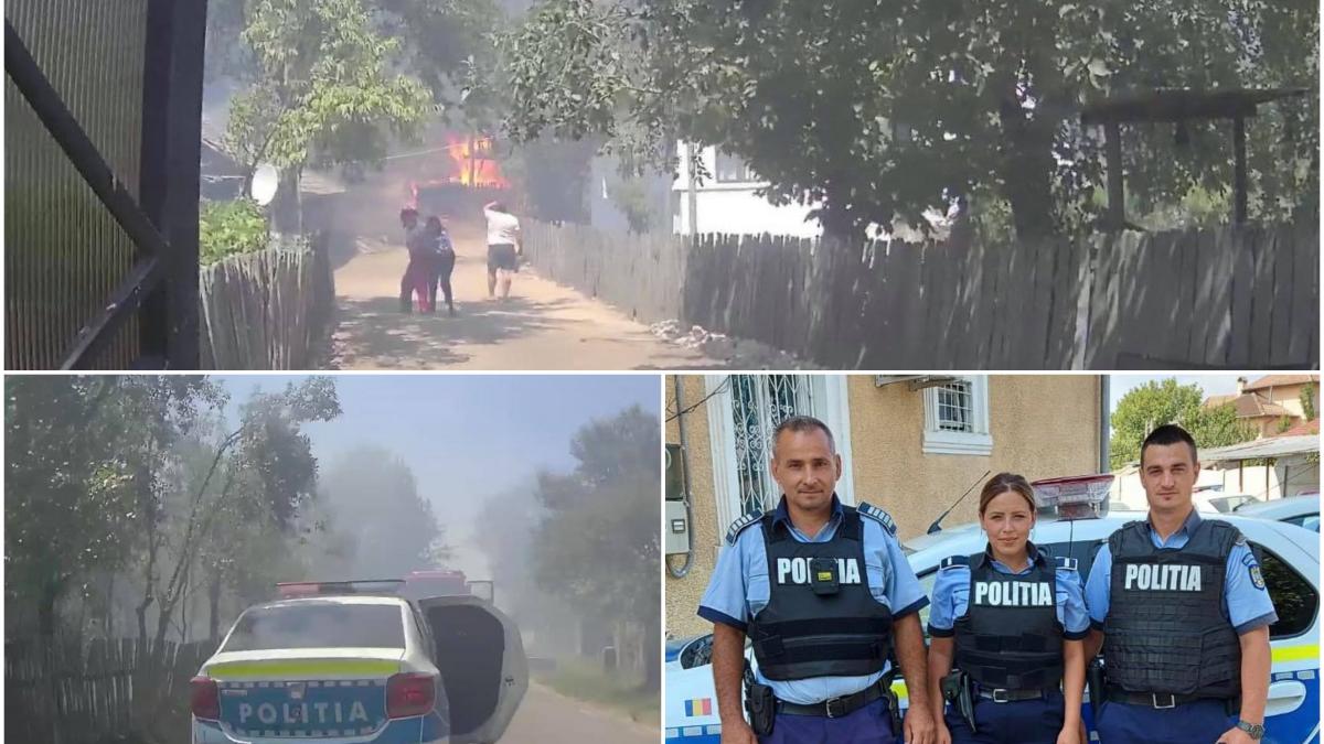 Mărturia cutremurătoare a unui poliţist care a salvat în lacrimi un bătrân imobilizat la pat dintr-un incendiu în Mehedinţi: "Scene de război, ţipete de ajutor. M-am gândit la bunicii mei"