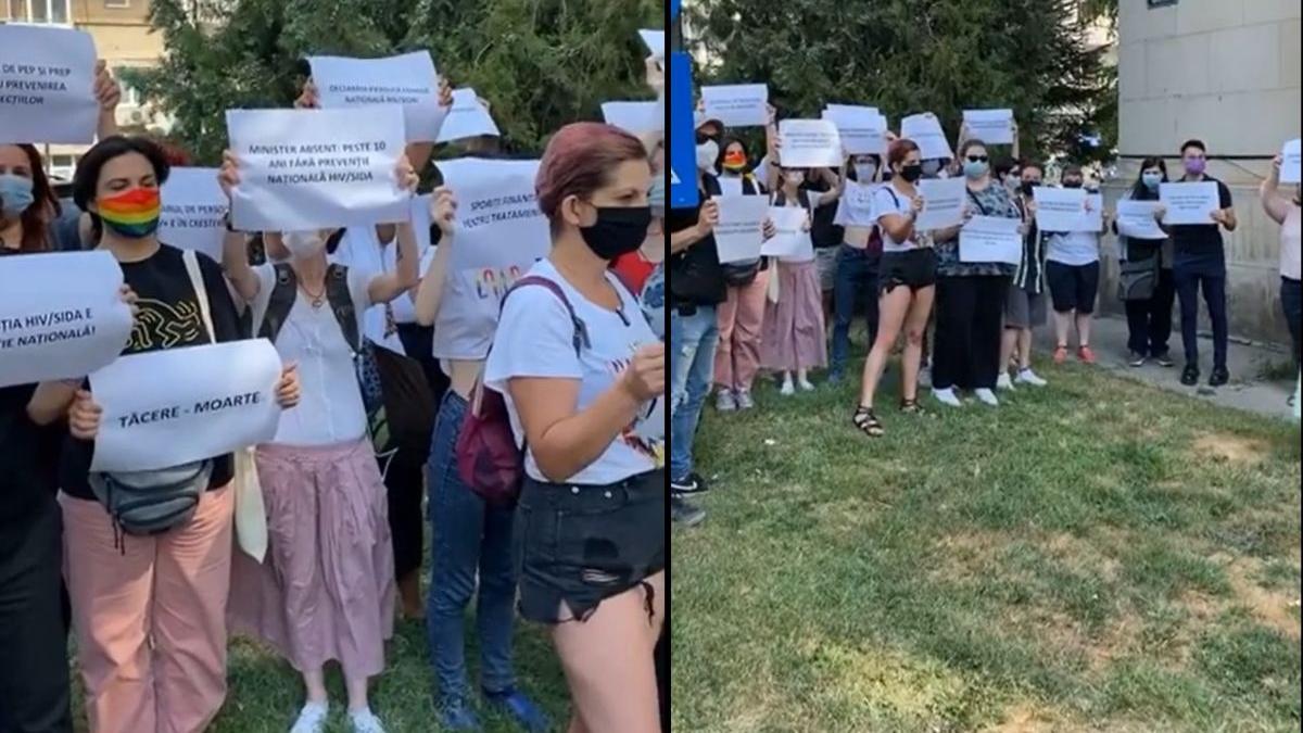 protest0ministerul-sanatatii-strategie-nationala-hiv-sida