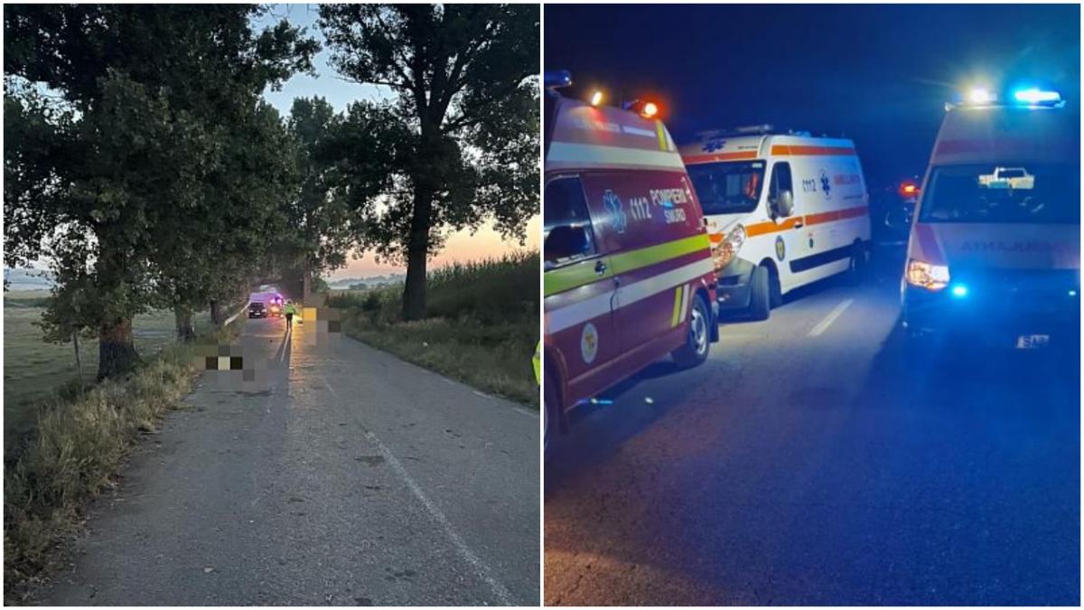 Accident tragic în judeţul Vrancea! Trei tineri au murit, după ce maşina în care se aflau a intrat într-un copac