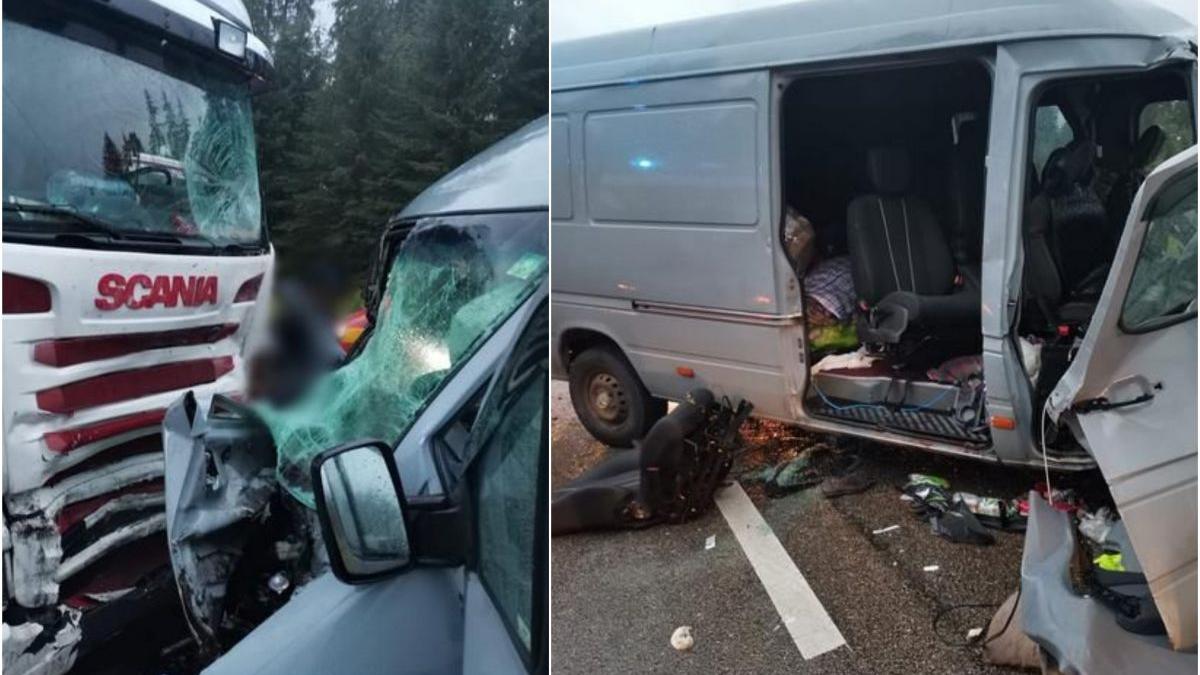 accident microbuz tir suceava