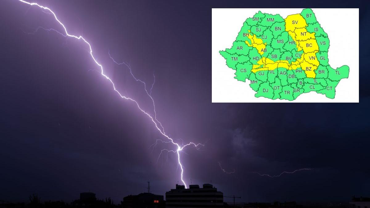 avertizare meteo anm vreme severa 14 septembrie 2021