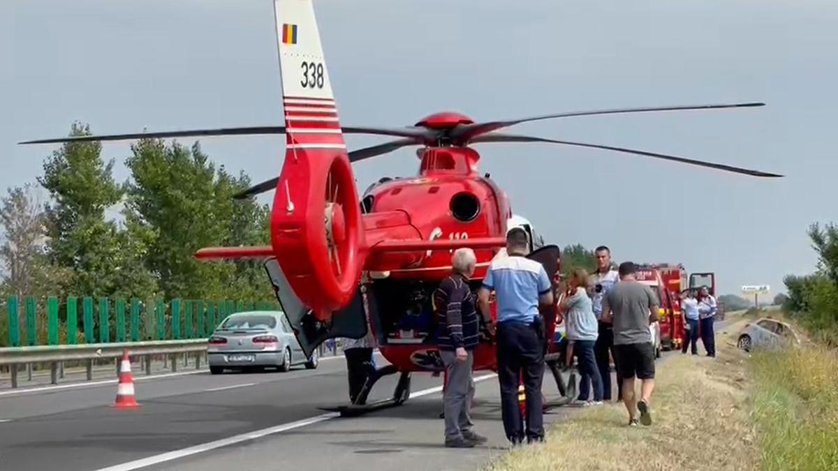 accident constanta copil stare grava elicopter spital