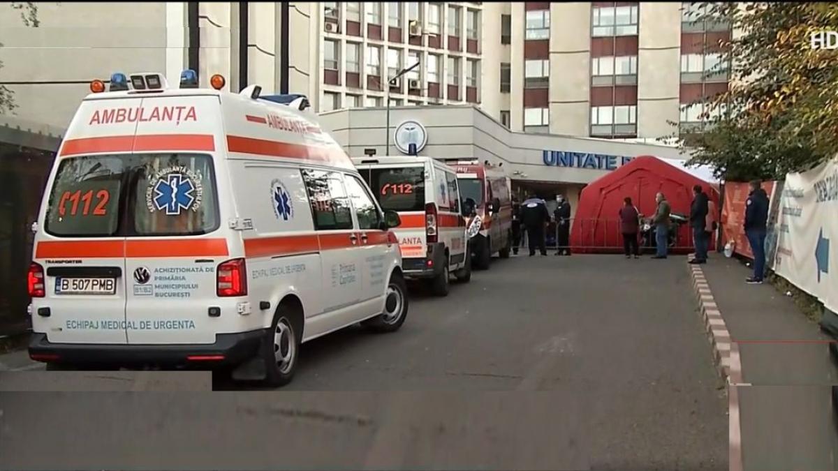 curte spital universitar plna ambulante corturi