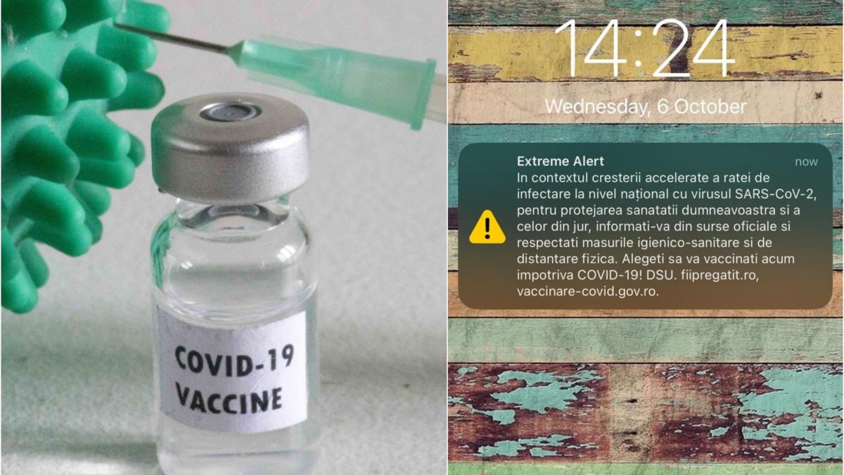 mesaj ro alert vaccinare