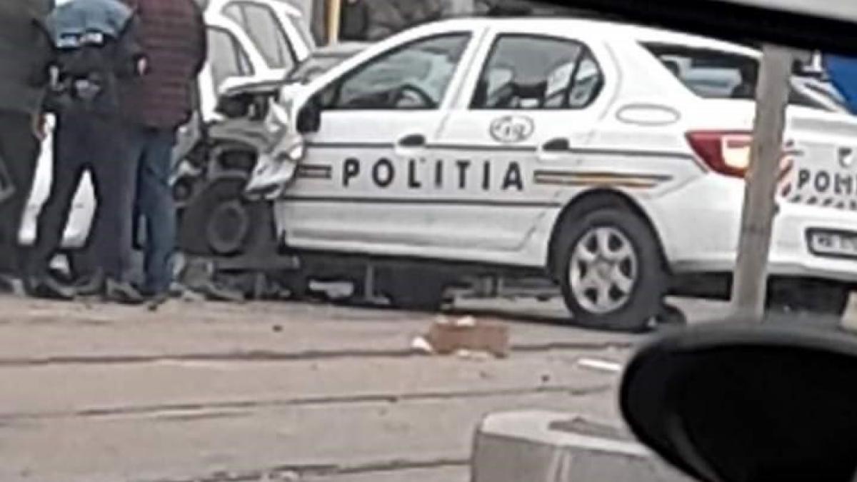 accident masina politie