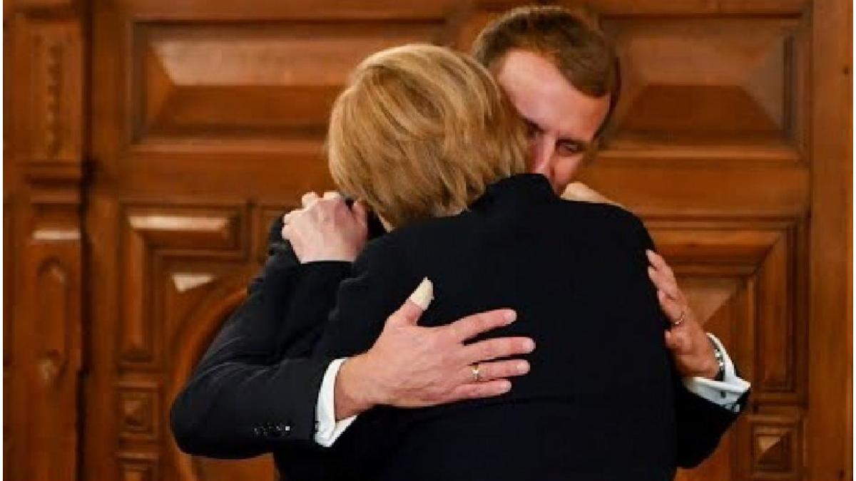 Emmanuel Macron/ Angela Merkel