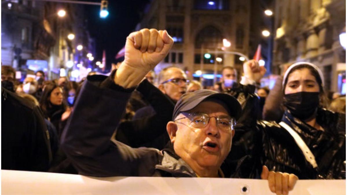 protest Barcelona energie