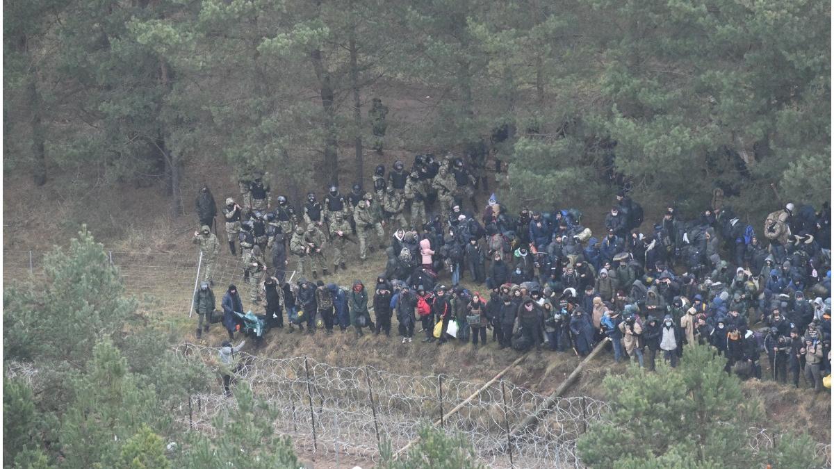 granita Polonia migranti