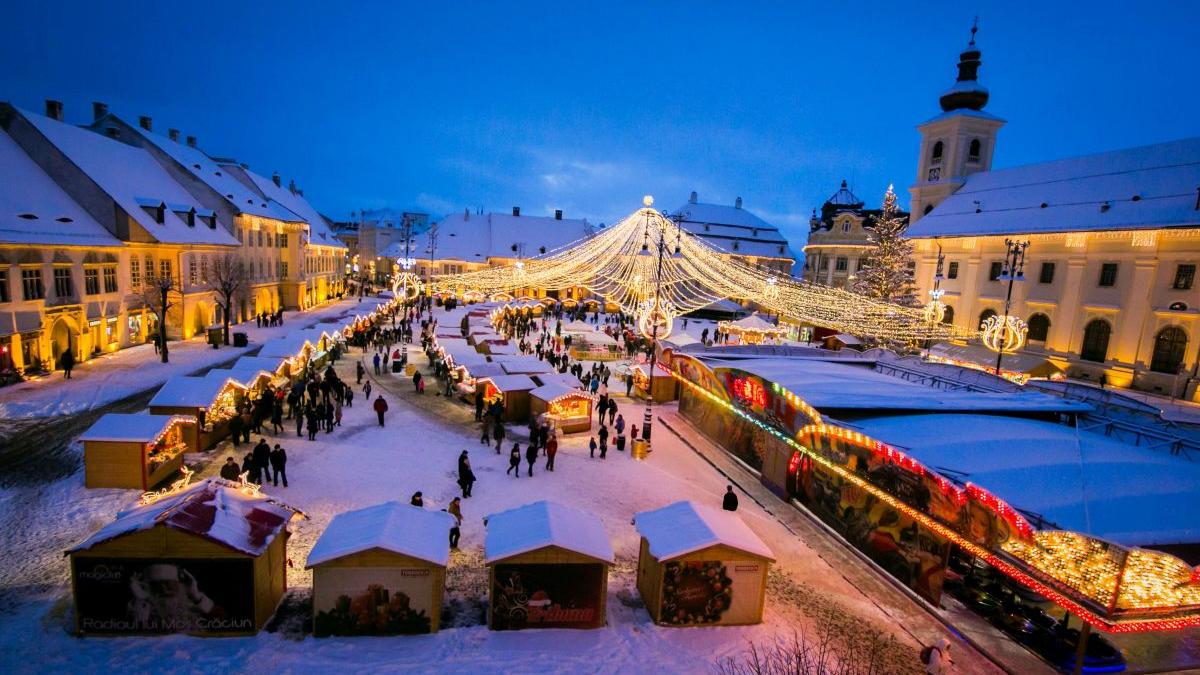 Veste bună pentru români! Târgul de Crăciun din Sibiu se redeschide