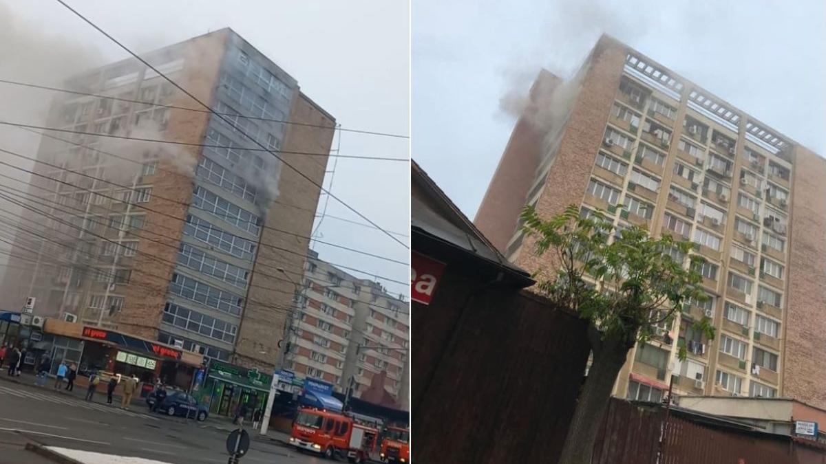 incendiu bloc craiova 23 noiembrie 2021