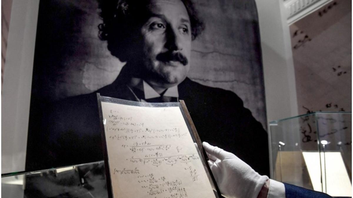 manuscris albert einstein