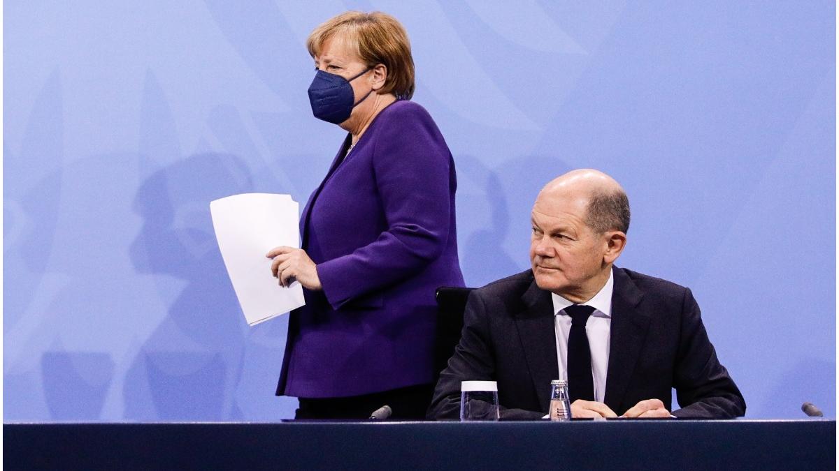 Olaf Scholz Angela Merkel