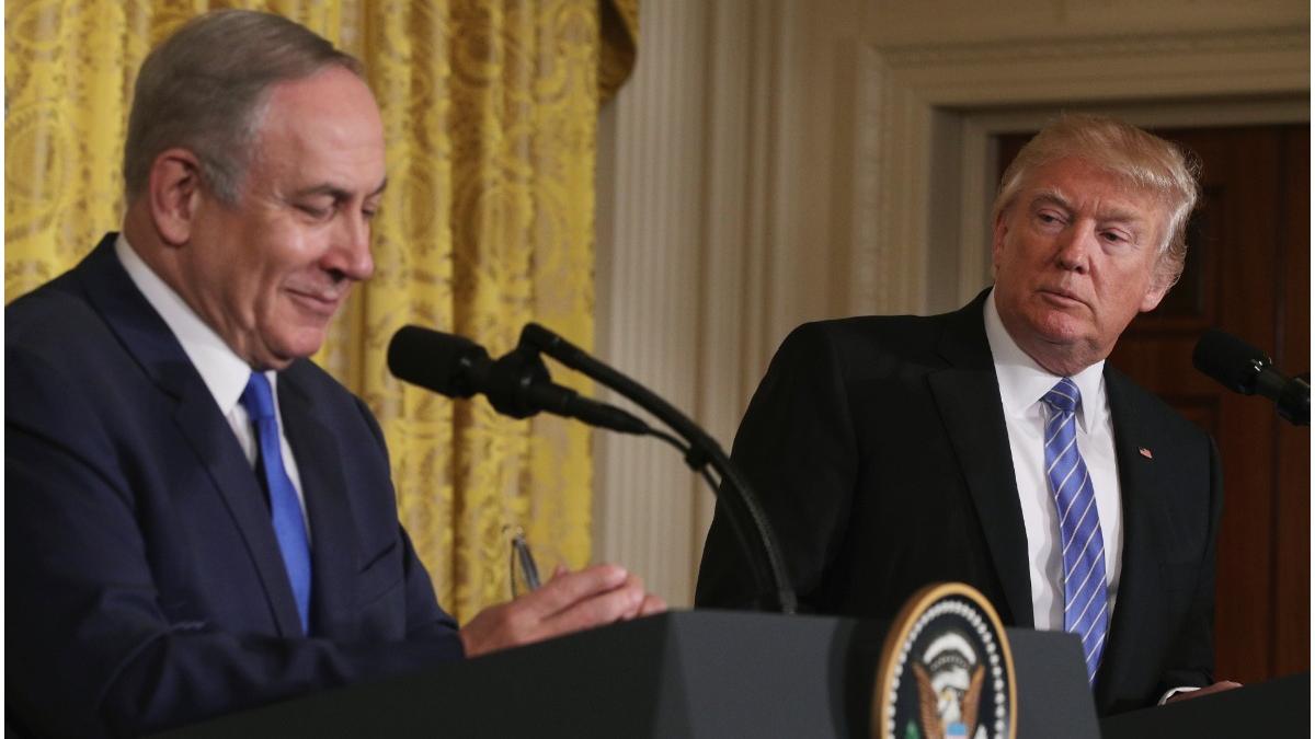 Donald Trump Benjamin Netanyahu