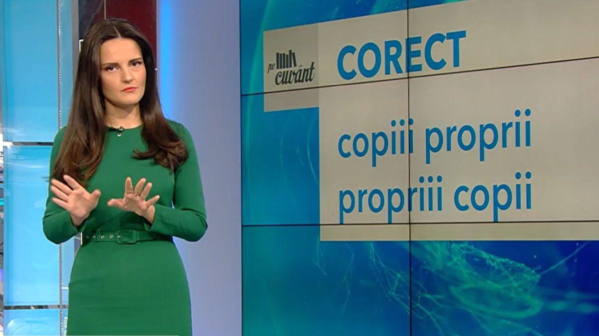 Cum este corect: Proprii copii sau propriii copii? Pe cuvânt, cu Ana Iorga