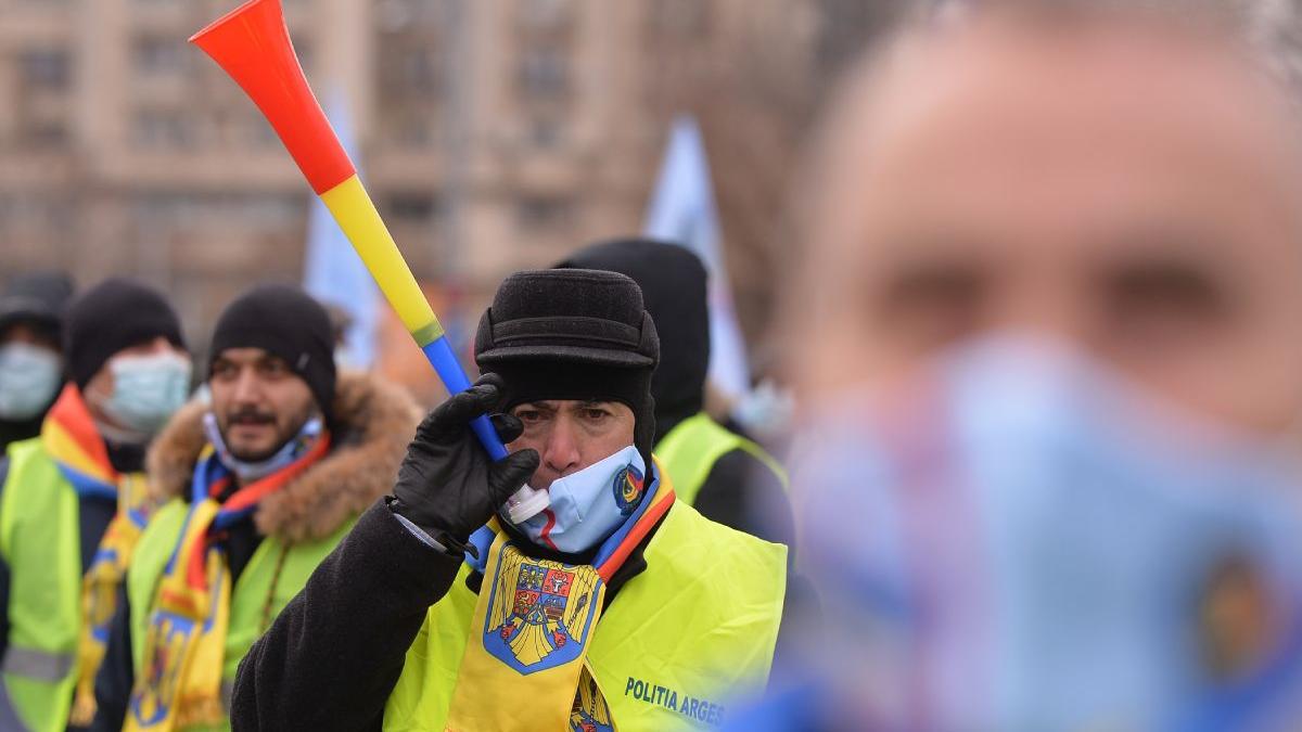 politisti proteste