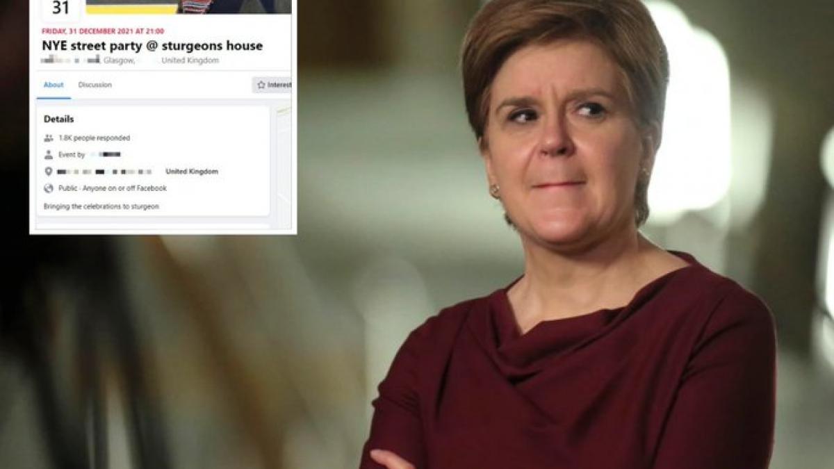 petrecere Facebook, Nicola Sturgeon