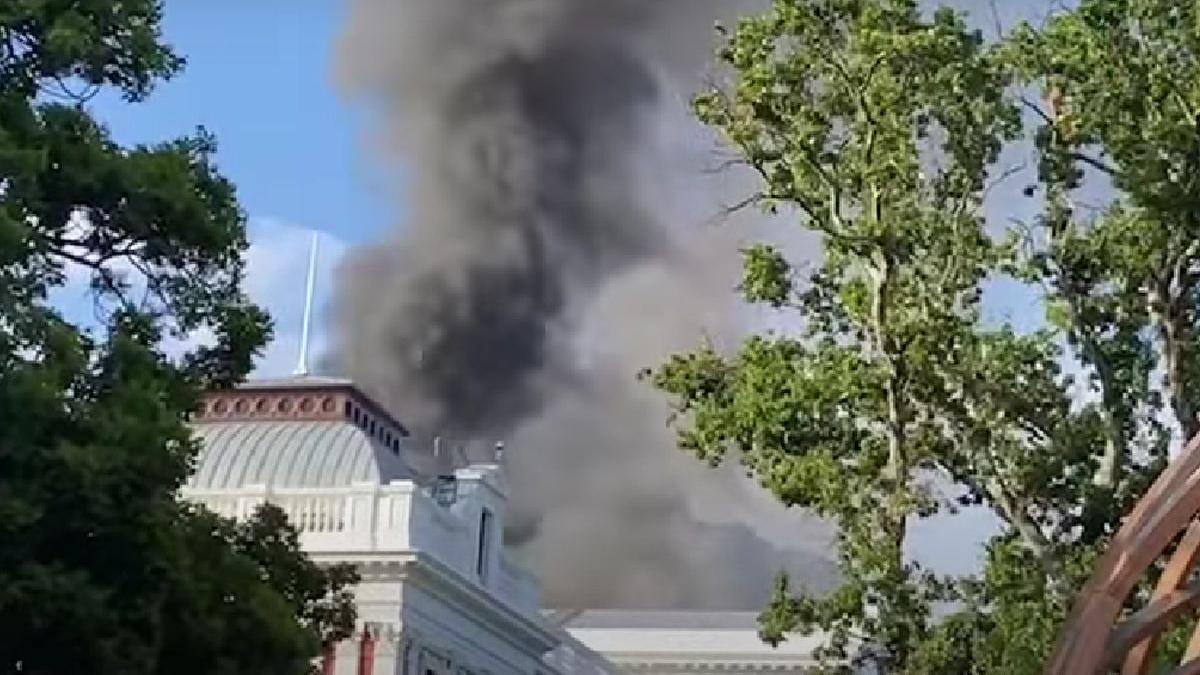 Incendiu parlament Africa de Sud