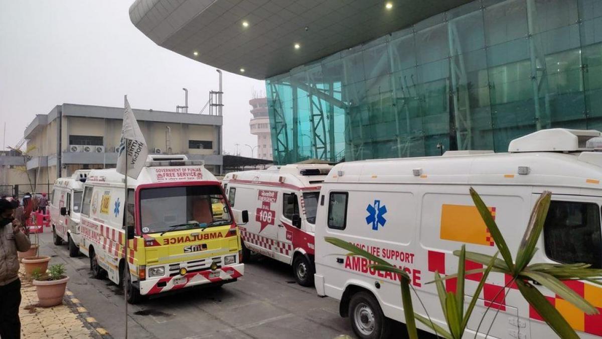 Ambulante, aeroport