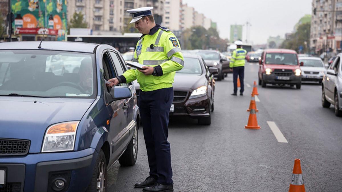 politist control trafic