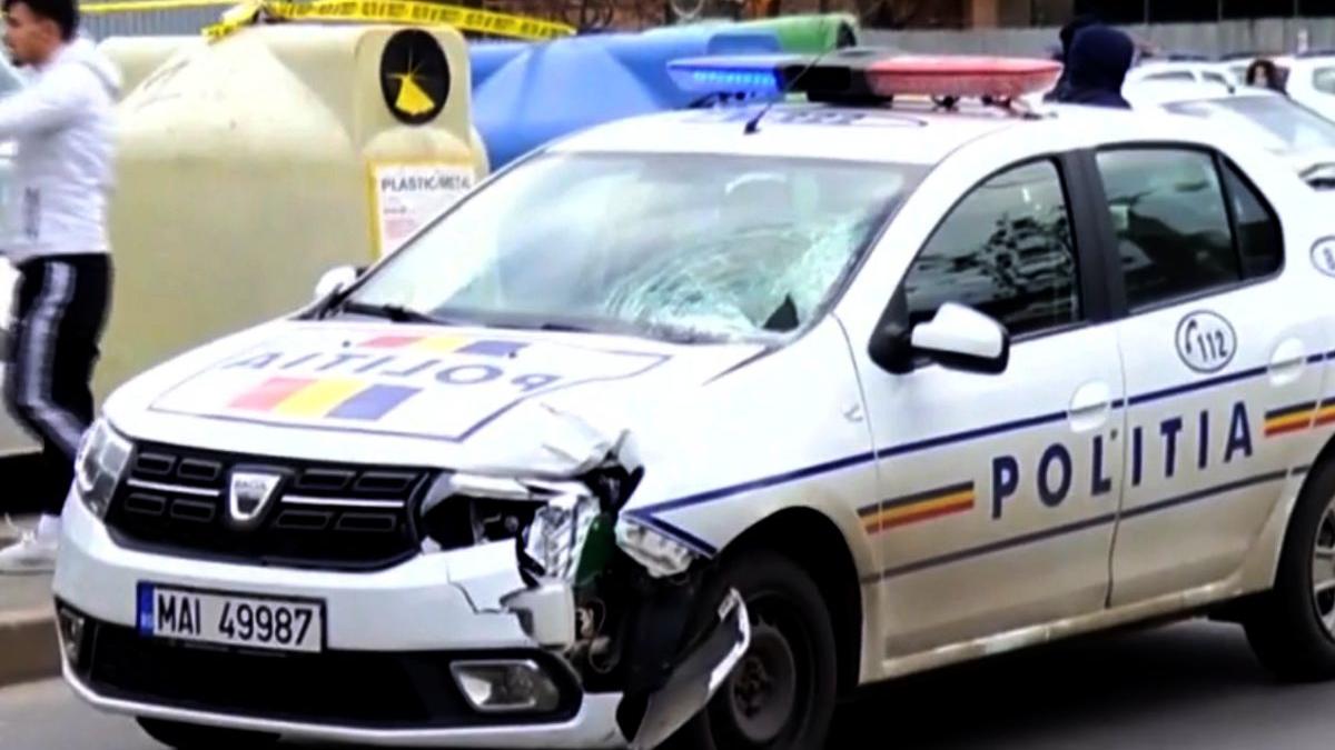 fetita lovite masina politie accident bucuresti