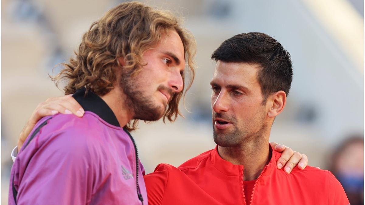 Stefanos Tsitsipas Novak Djokovic