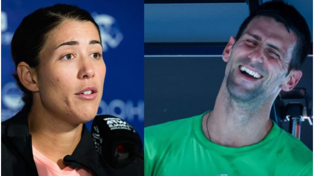 Garbine Muguruza Novak Djokovic