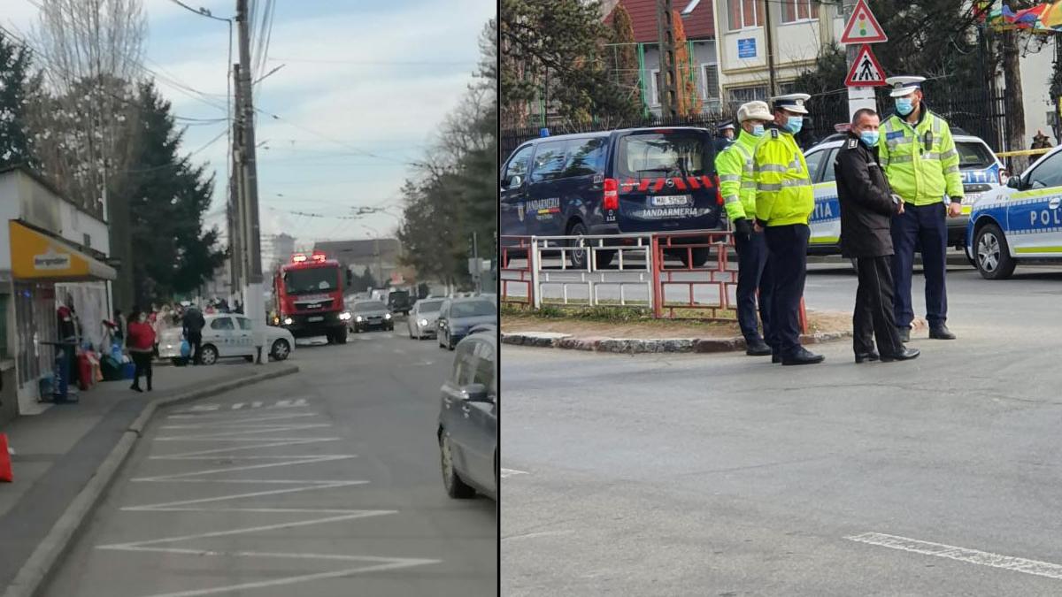 Un copil de 14 ani a sunat la 112 și a anunțat că a pus o bombă într-o școală din Târgu-Jiu