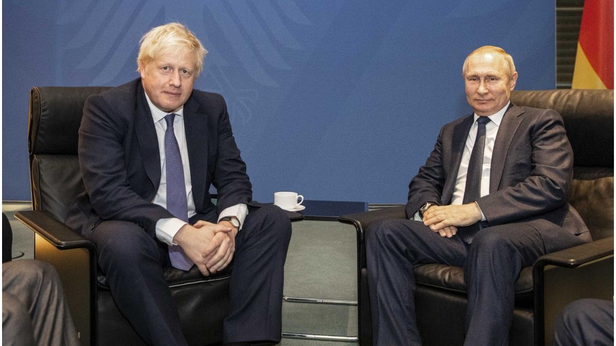 Boris Johnson Vladimir Putin