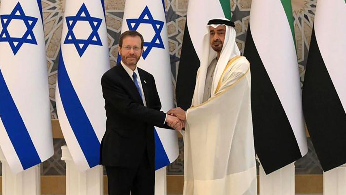 Isaac Herzog si Mohammed bin Zayed