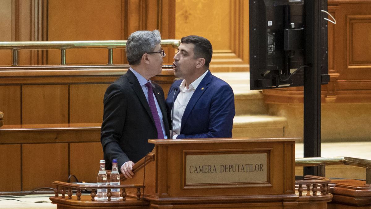 george simion agresare virgil popescu parlament