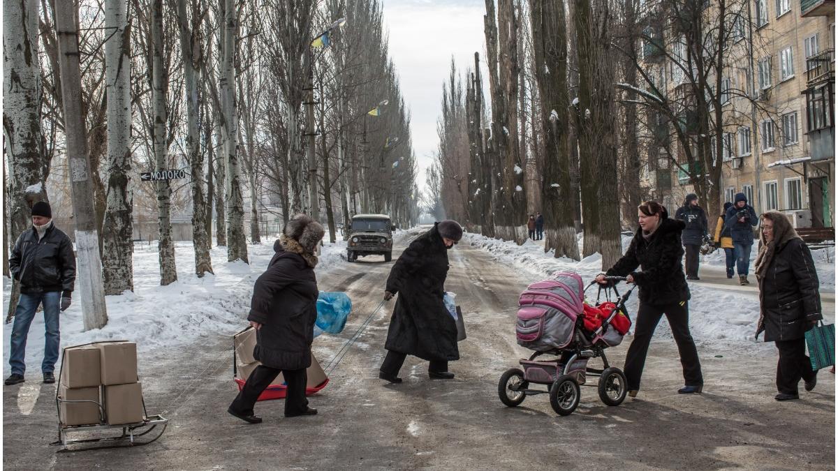 evacuare Donetk