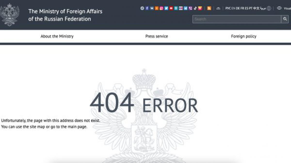 site-uri web indisponibile Rusia