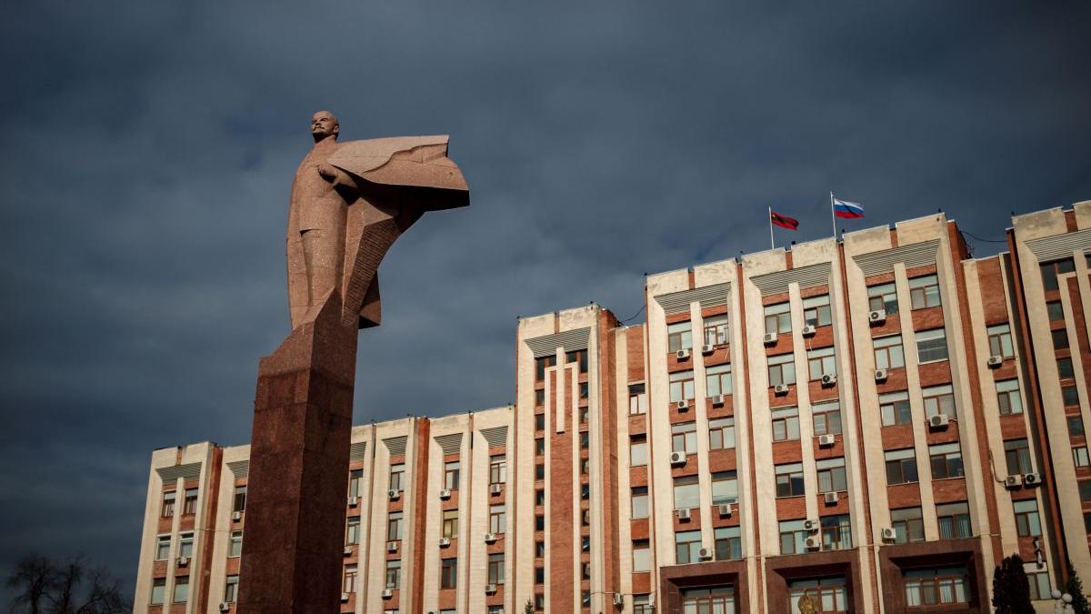 Statuia lui Lenin la Tiraspol