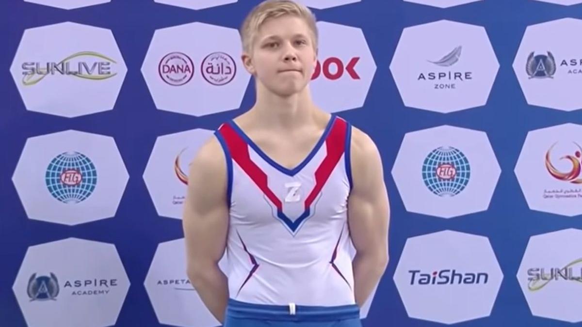 gimnast rus sfidator simbol Z