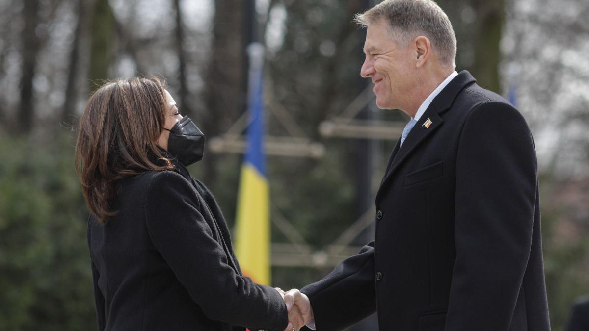 Vicepreședintele SUA, Kamala Harris, și președintele României, Klaus Iohannis, întâlnire istorică, la Palatul Cotroceni | Editie eveniment la Antena 3