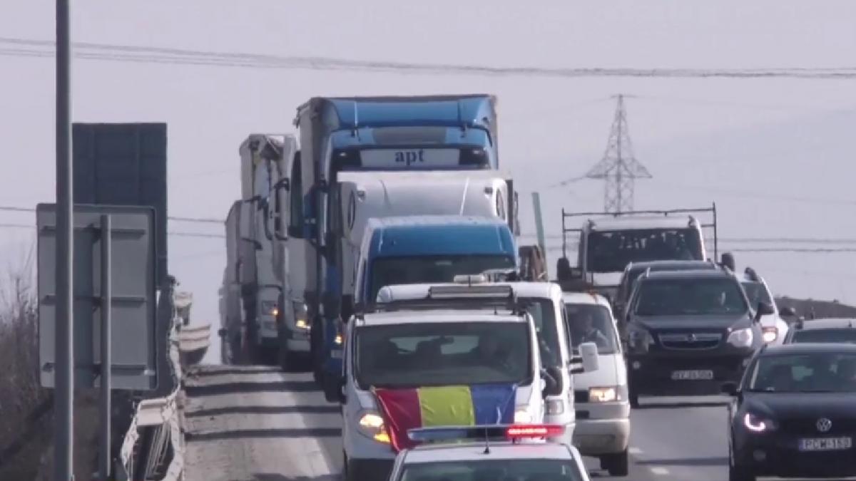 protest transportatori brasov centura